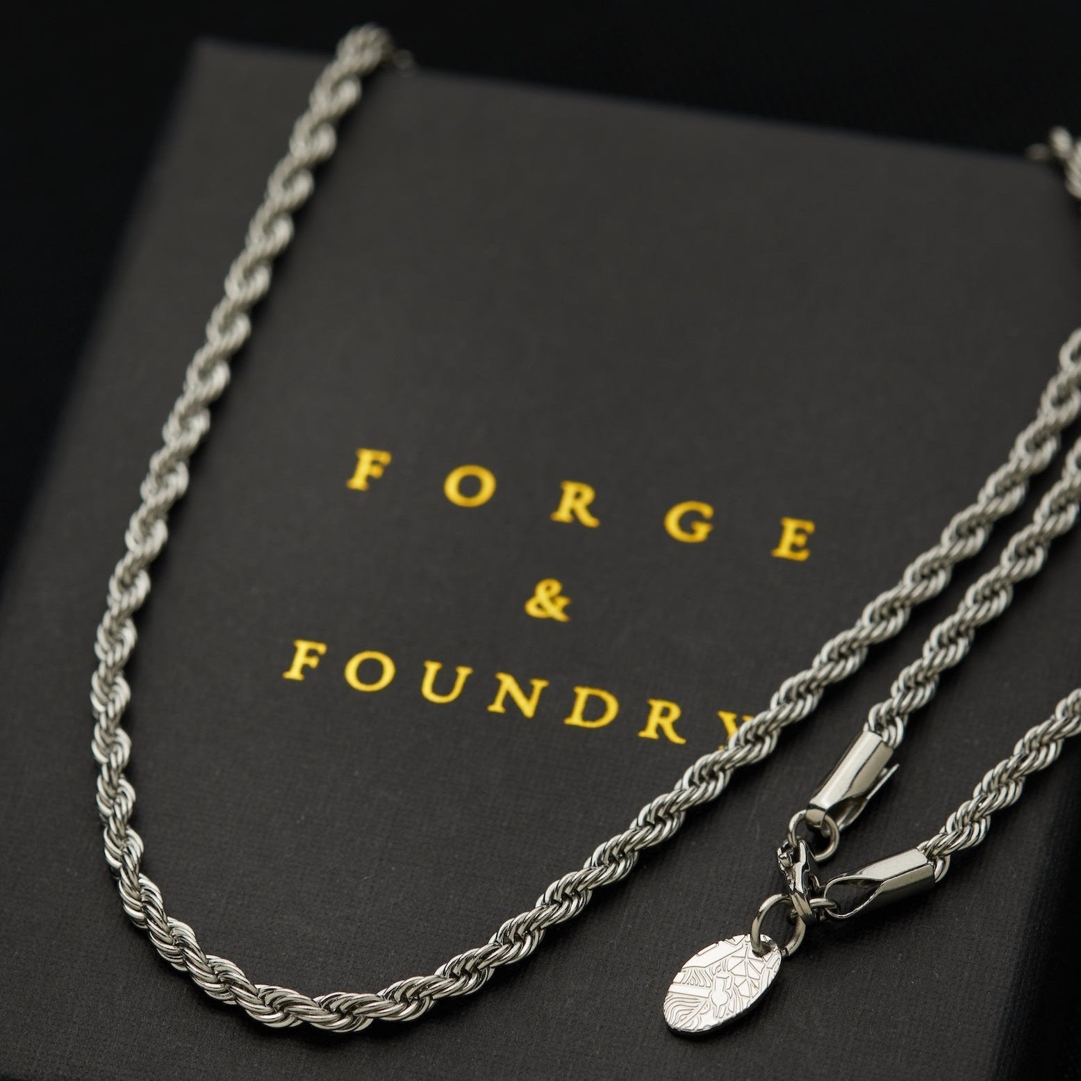 MARTEL [3MM ROPE - SILVER] - Forge & FoundryNecklaceForge & Foundry